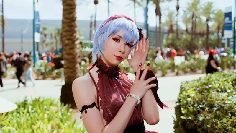@crunchyreid Rei Ayanami figure from Neon Genesis Evangelion