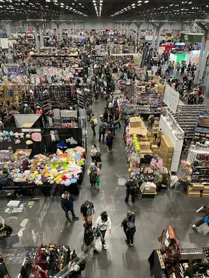 A portion of the vendor hall.