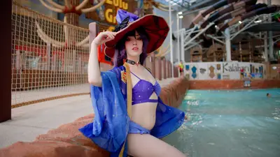 @allisun.cos Mona Genshin Impact