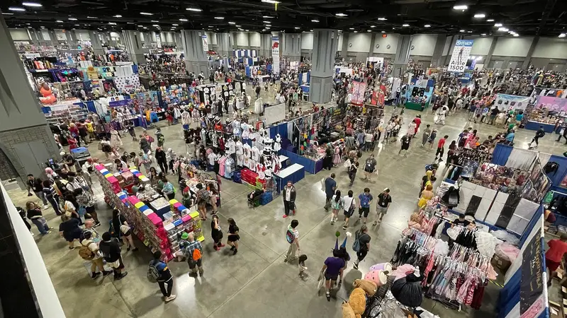 The Otakon dealers room.