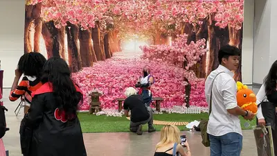 A themed photo op.
