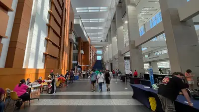 The main entrance lobby.