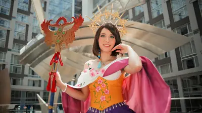 @mooniewarriorcosplay Yuna from Final Fantasy
design by @dessi_desu