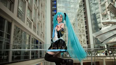 @cretin.cosplay Hatsune Miku from Vocaloid