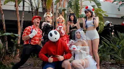 @coreytonge Mario
@shae.cosplay Bowsette
@oxdessyxo Princess Peach
@loosh.cos Chompette
@itsmekenziie Toad
@cassalanaa Booette
@__ksweezy__ Shy Guy 
