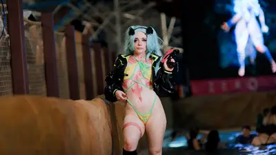 @xcrimsoncosplays Rebecca from Cyberpunk: Edgerunners