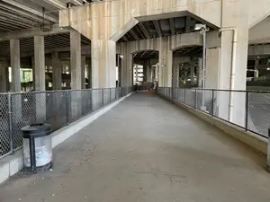 A post apocalyptic-looking area