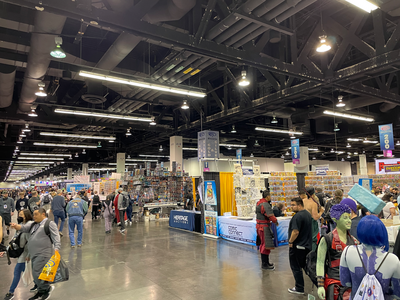 The WonderCon vendor hall.
