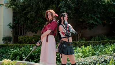Final Fantasy
@coser.kae Aerith Gainsborough
@jordanjcosplay Tifa Lockhart