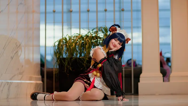 @lexkuma Maid Xiangling from Genshin Impact