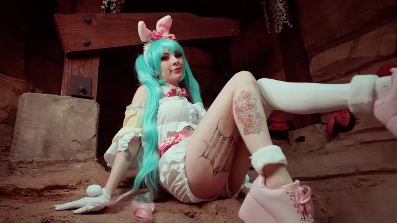 @spookymoogs Easter Bunny Hatsune Miku