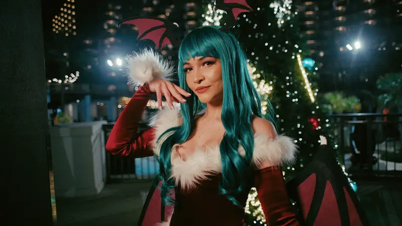 @thevhenix Morrigan from Darkstalkers