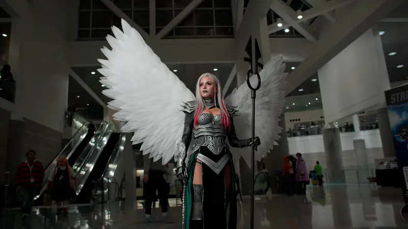 @armoredheartcosplay Avacyn from Magic the Gathering