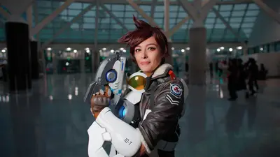 @neonbolis.cos Tracer from Overwatch