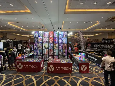 Hentai is on full display in the TsumiCon vendor hall and artist alley.