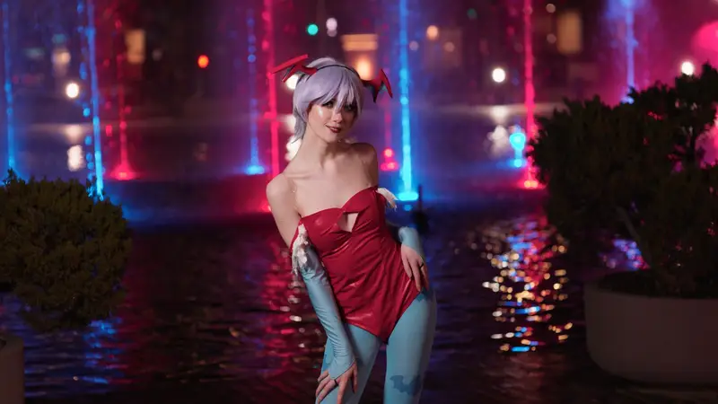 @kandi.dolll Lillith from Darkstalkers