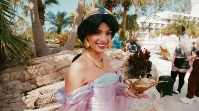@alliedesantis Jasmine from Aladdin
Dress by @cinder.couture