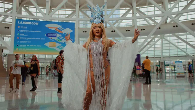 @thegirlwithagreatsmile is Emma Frost Hellfire Gala