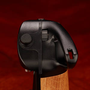 A top view of the thumbwheel and joystick. You can see the rubber part that came up on other reviewers' units.