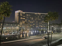 The Hyatt Regency hotel is part of the Anime Los Angeles room block and is located right next to the convention center.