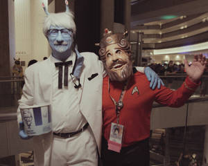 Andorian Colonel Sanders and Burger King Captain?