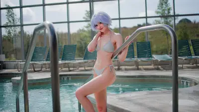 @cosplay.kenna Rei Ayanami from Neon Genesis Evangelion