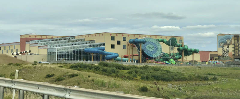 Exterior of the water park