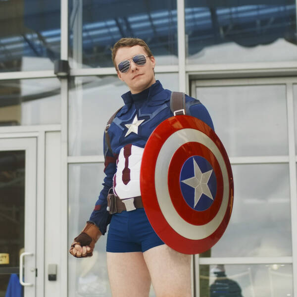 @goodboycosplays is Captain America